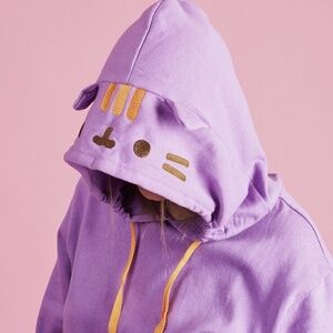 Pusheen Bat Wings Hoodie , Low-Key Halloween costume, Medium, Good Condition